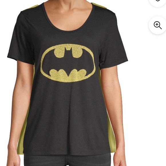 Batgirl shirt with cape - Picture 1 of 2